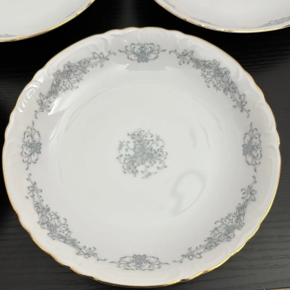 Rose China Florissant Coupe 5 Soup Bowls